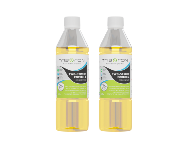 Triboron 2-stroke Concentrate 500ml (2-stroke oil replacement) 2 bottles product
